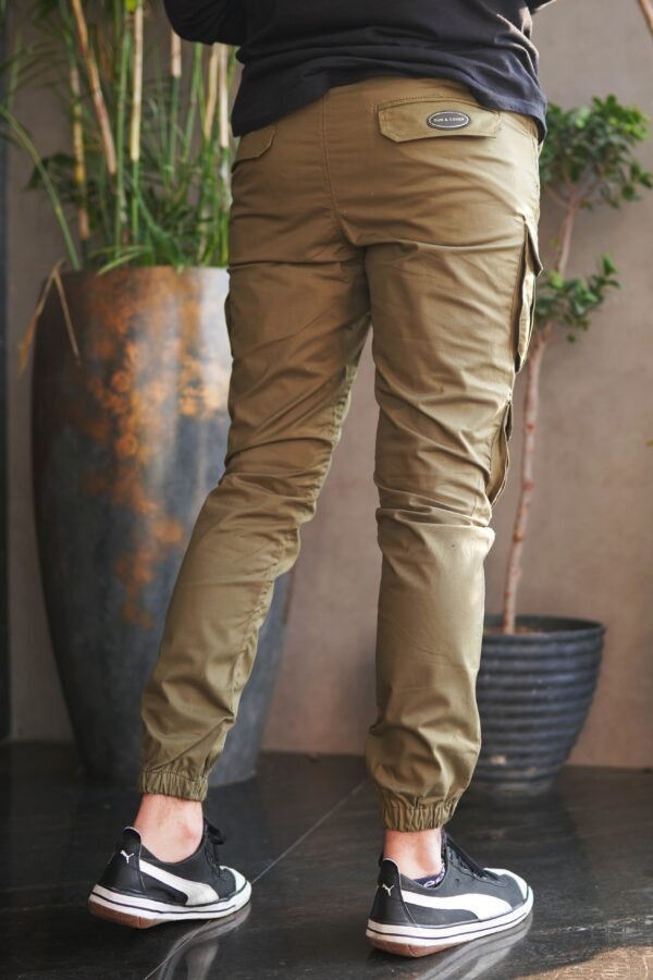 Brownish Grey Cargo Trousers - Image 4