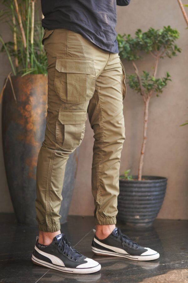 Brownish Grey Cargo Trousers - Image 2