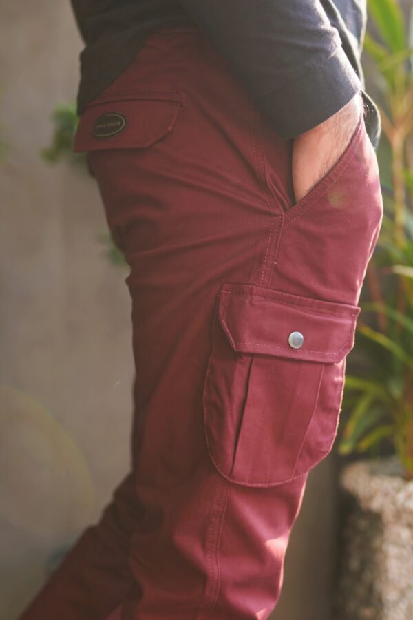 Congo Brown Cargo Trousers - Image 4