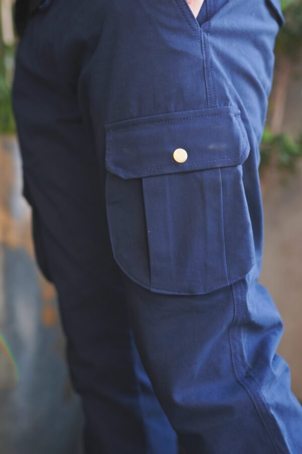 Blue Cargo Trousers